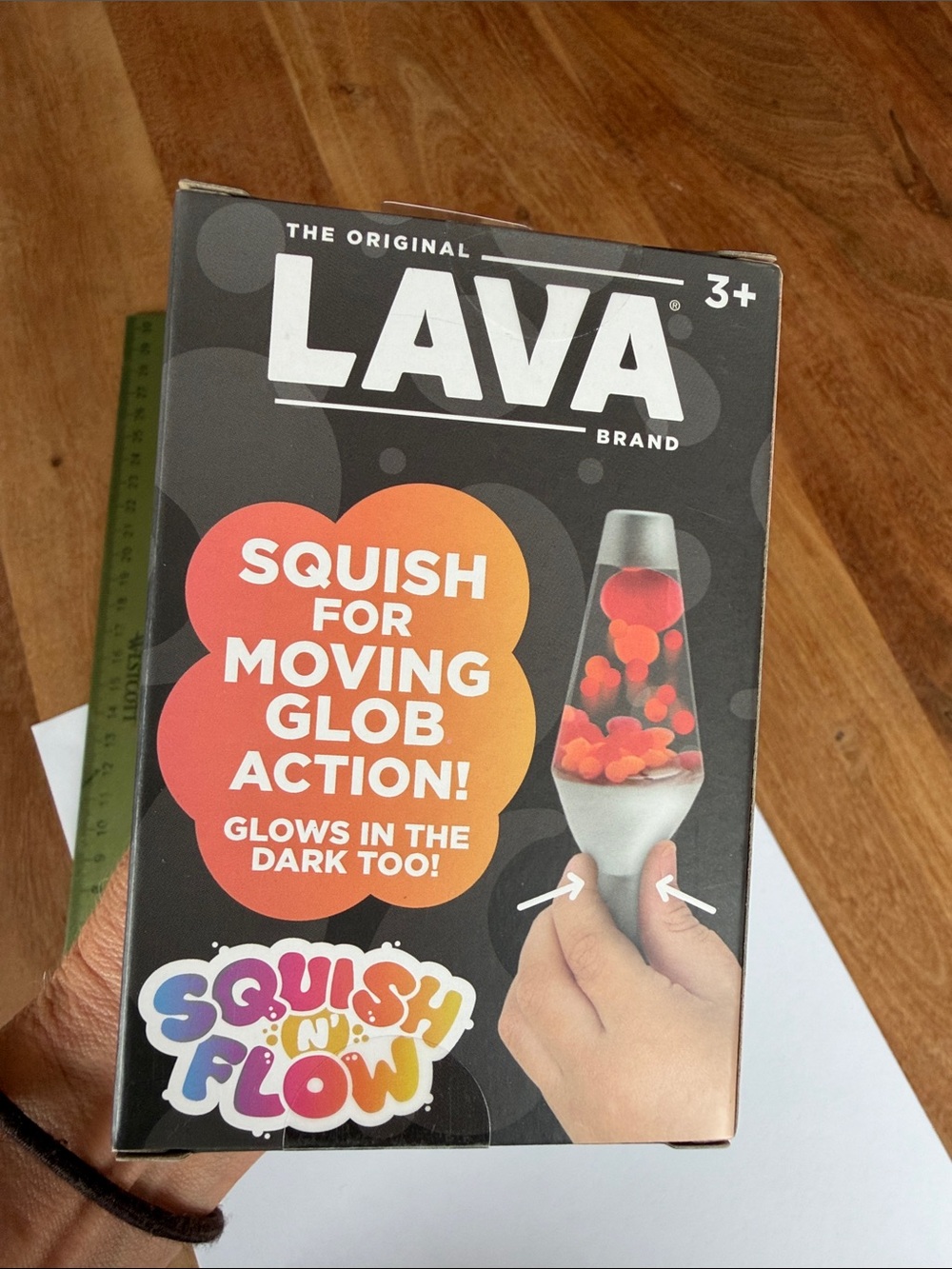 Schilling LAVA Brand Squish N’ Flow Purple Glow In The Dark - Picture 4 of 6